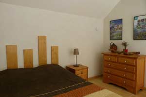 La chambre en mezzanine